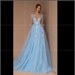 Beautiful blue dress